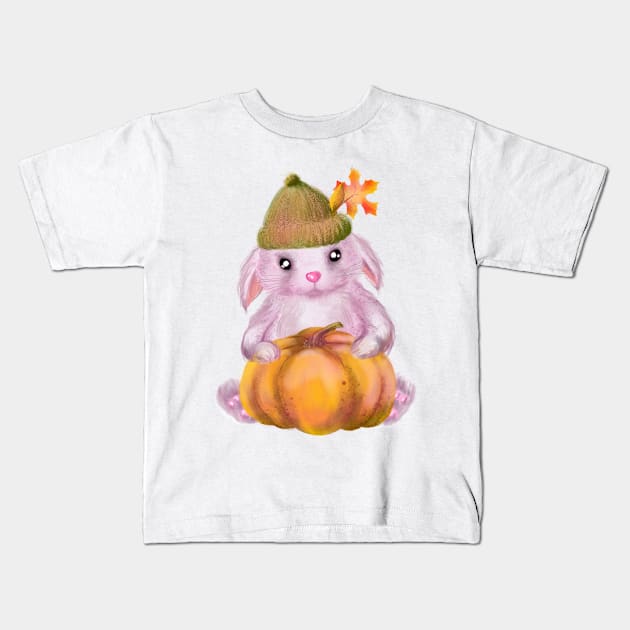 honey bunny Kids T-Shirt by Ljuko